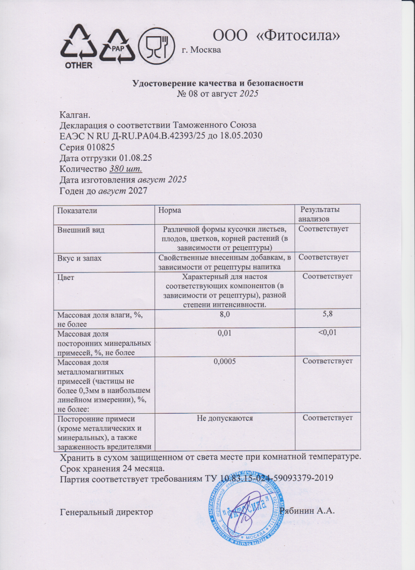 Паспорт №010825